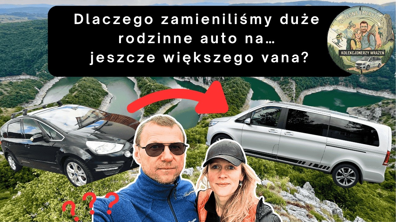 Nowe auto do podróży! Mercedes V-Class zamiast S-Maxa – nasz sleepervan