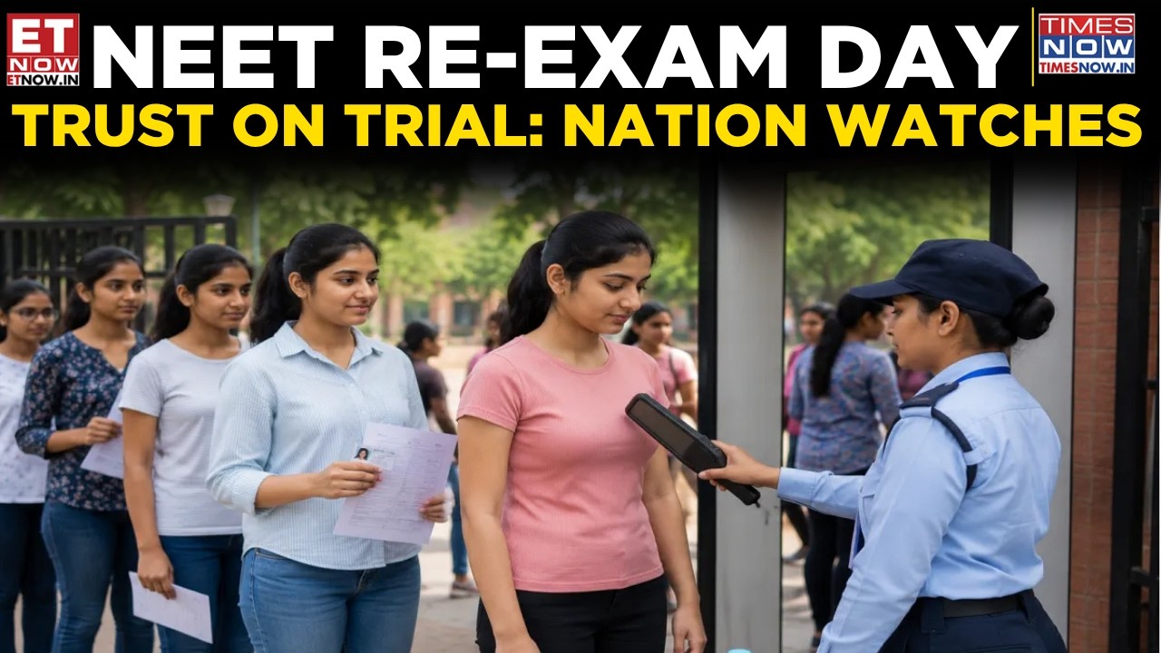 NEET Re-Exam Day: 22 Lakh Students Face India's Biggest Test Yet | Paper Leak Fallout | ET Now