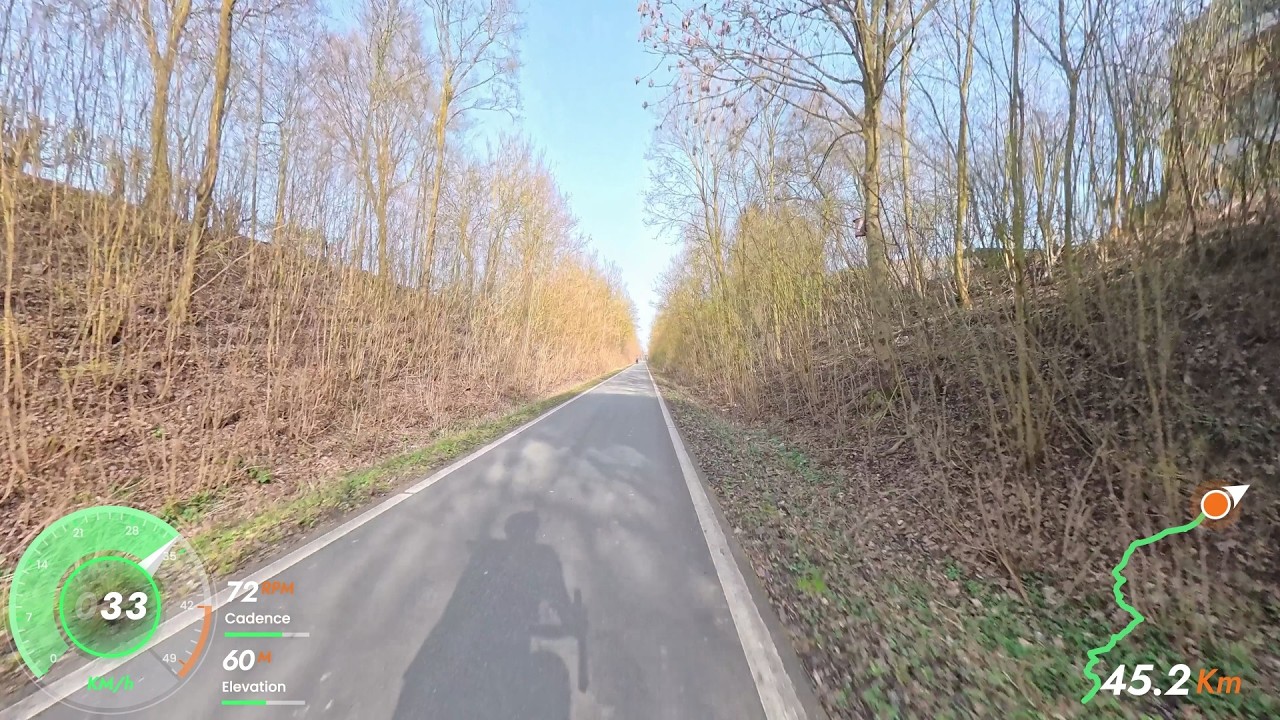 Indoor Cycling Video: 100 km Münsterland-Runde | Coesfeld – Rheine – Steinfurt – Billerbeck Teil 1/2