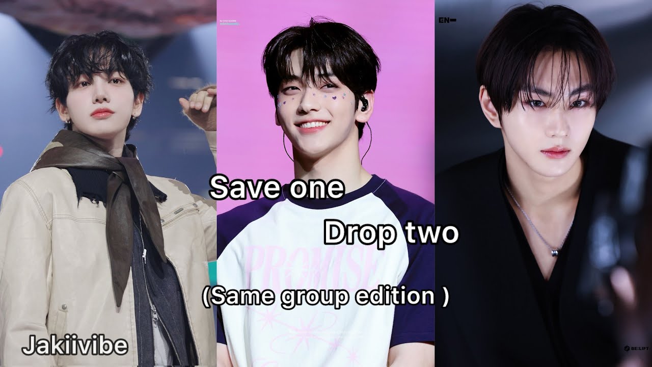 Save one drop two kpop male idols (same group edition)