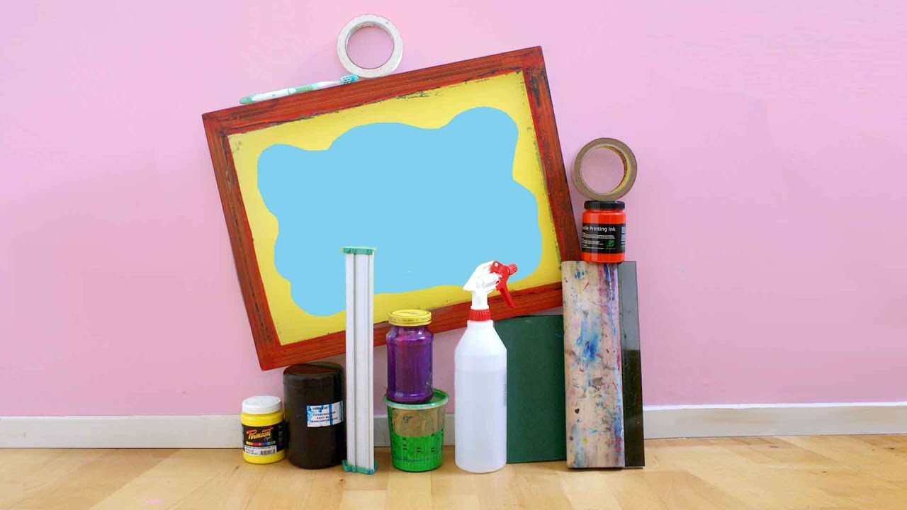 EVERYTHING YOU'LL NEED TO SCREEN PRINT AT HOME Screen Printing With Eva!