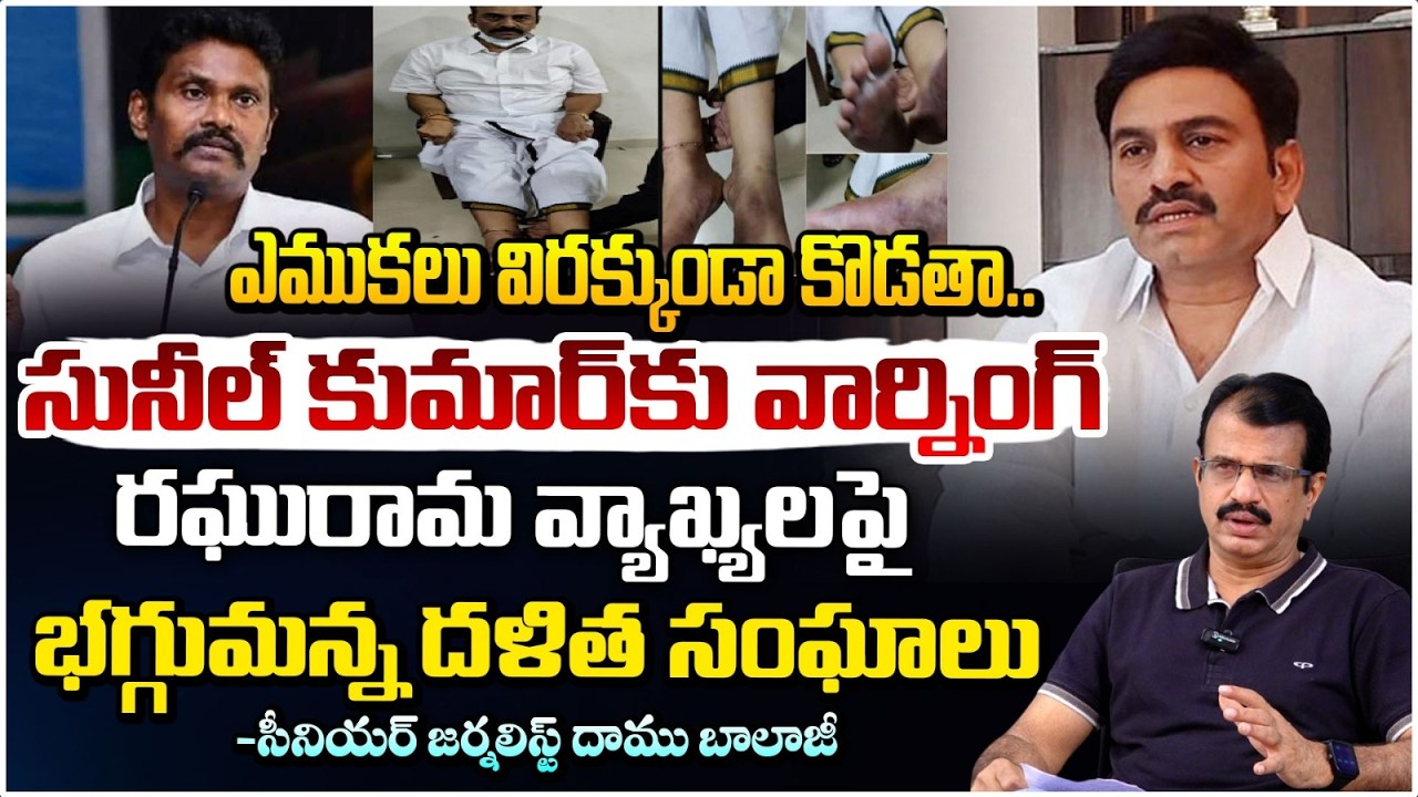 ఎముకలు విరక్కుండా కొడతా..! | Raghu Rama Krishnam Raju Serious On Sunil Nayak | Daamu Balaji | REDTV