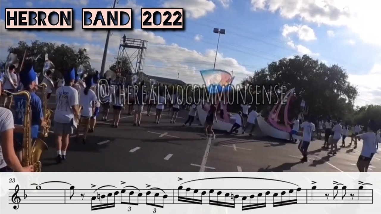 Hebron Band 2022 Tenor Sax Transcription