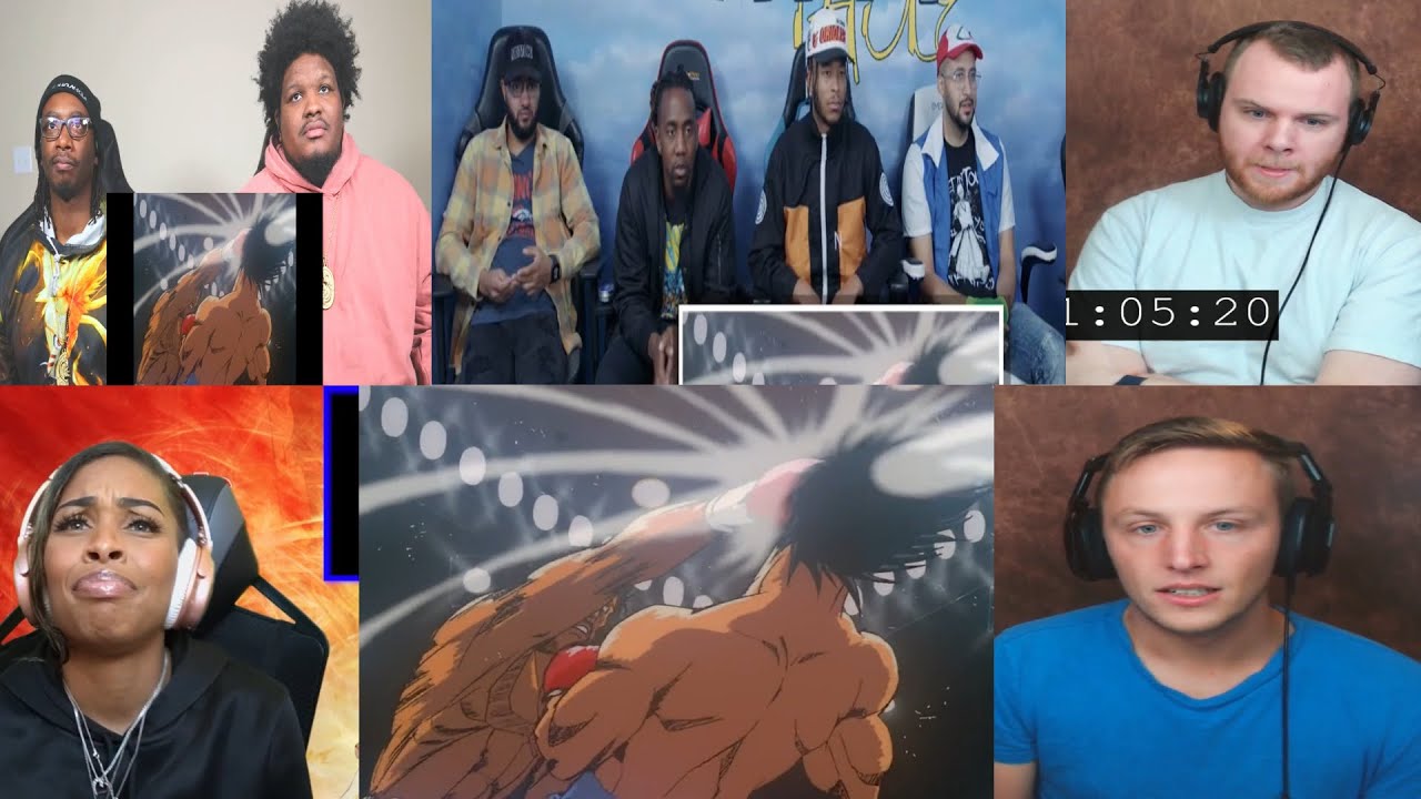 HAJIME NO IPPO EPISODE 56 REACTION MASHUP!!