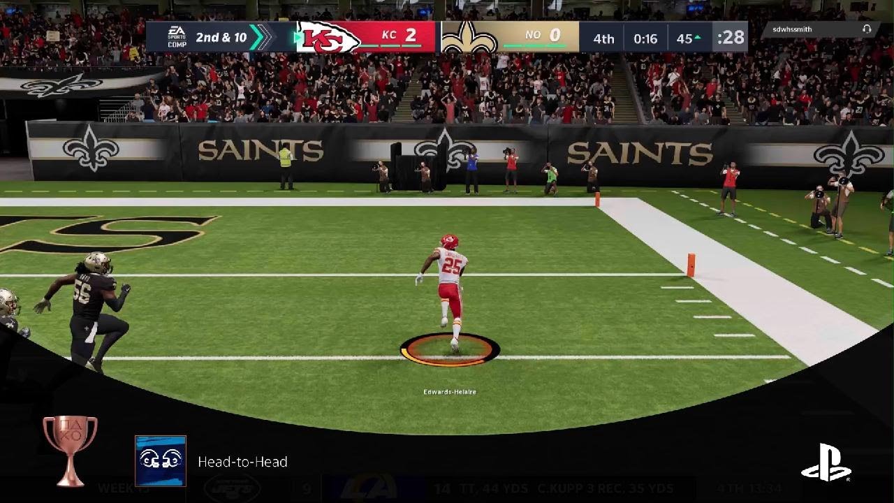 Madden NFL 21 Head To Head Trophy Pop