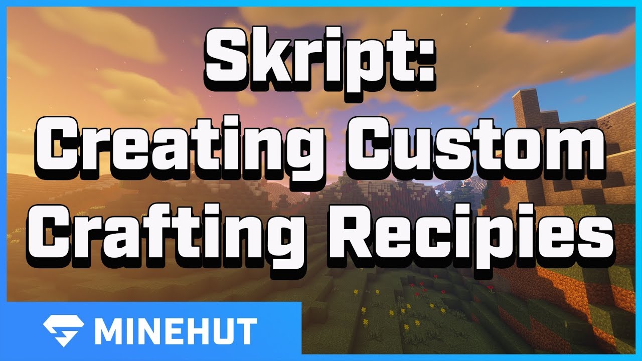 Creating Custom Crafting Recipes With Skript | Minehut 101