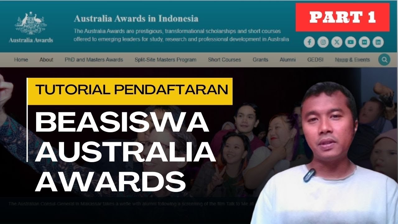 Tutorial mendaftar beasiswa Australia Awards (AAS) (Part 1)