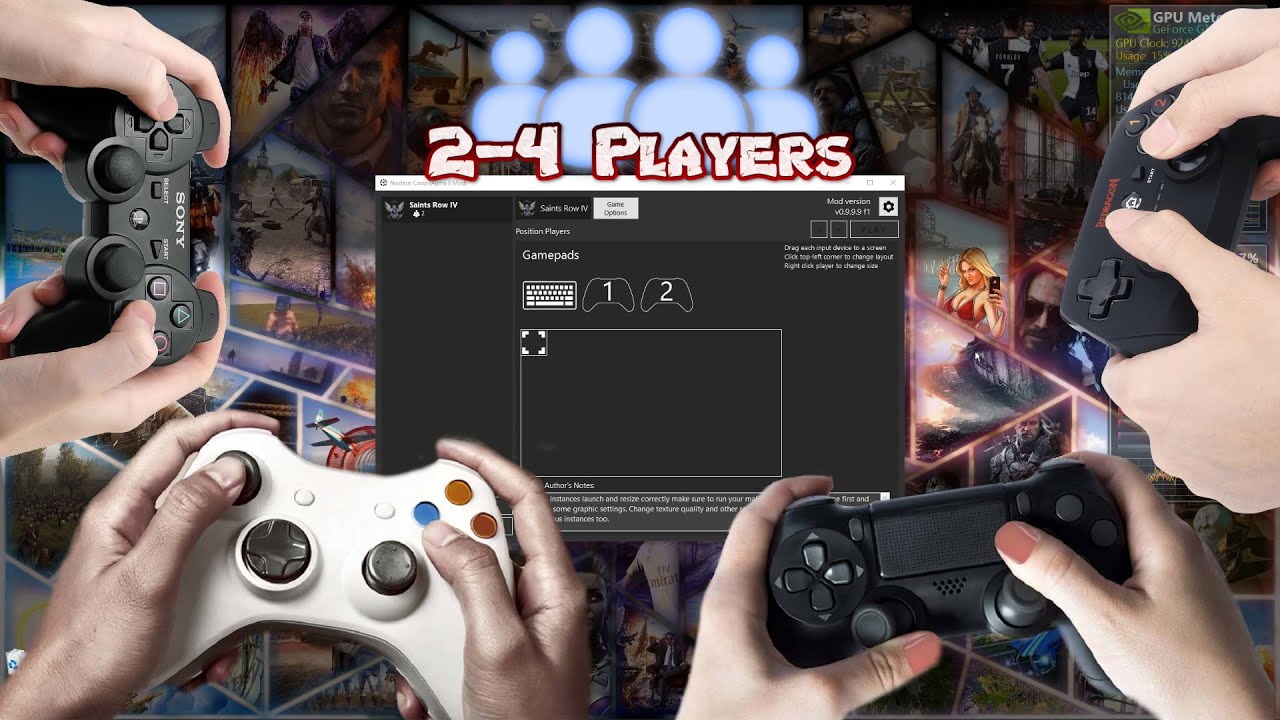 Играем вдвоем вчетвером на одном ПК Разделенный экран | Split Screen Games PC Tutorial Nucleus COOP