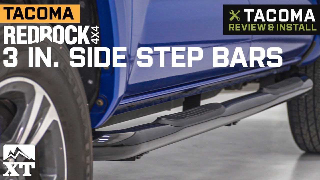 2005-2023 Tacoma RedRock 3-Inch Side Step Bars Review & Install