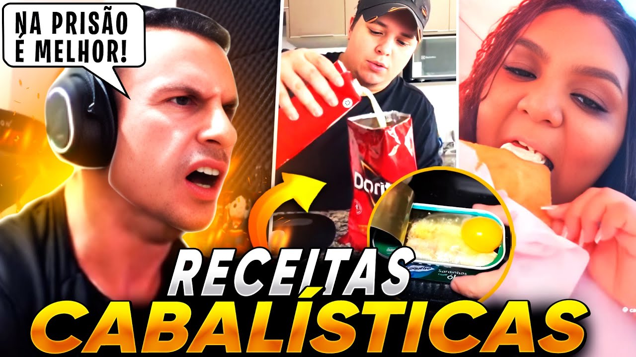 SUPER XANDÃO REAGINDO às RECEITAS mais CABALÍSTICAS da INTERNET KKKKKKK