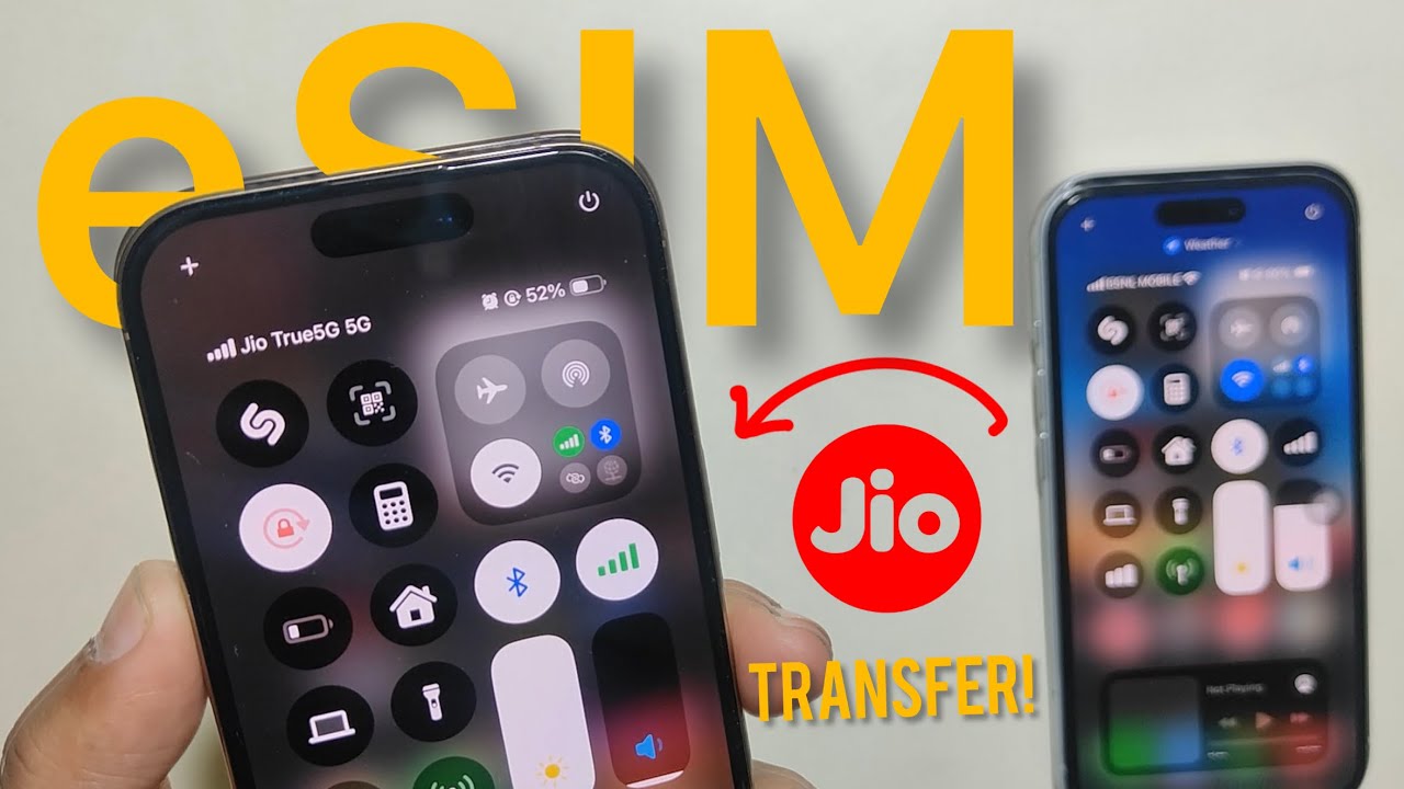 📲Transfer Jio eSIM🛜| From iPhone📱to iPhone📱| Easiest way | Within 5 minutes✅