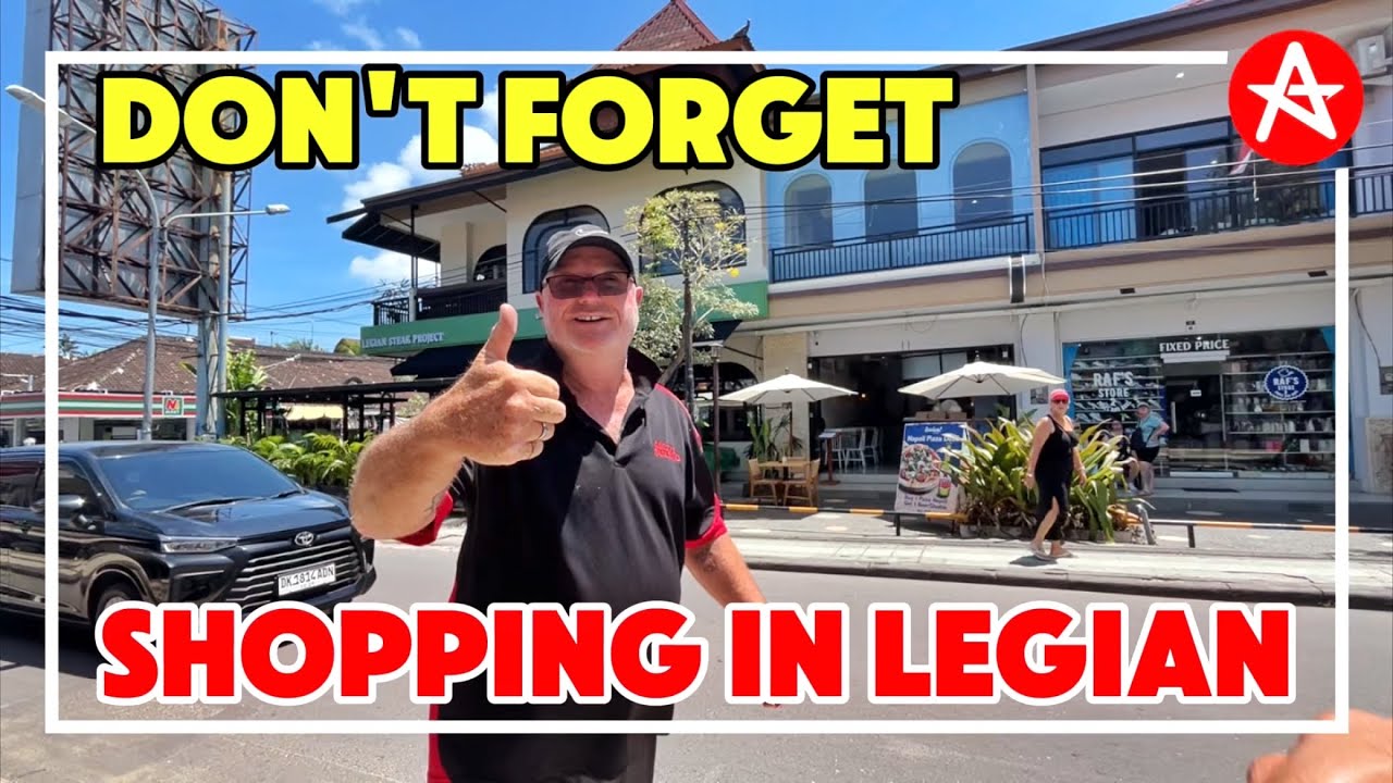 BEST SHOPPING AREA IN LEGIAN BALI