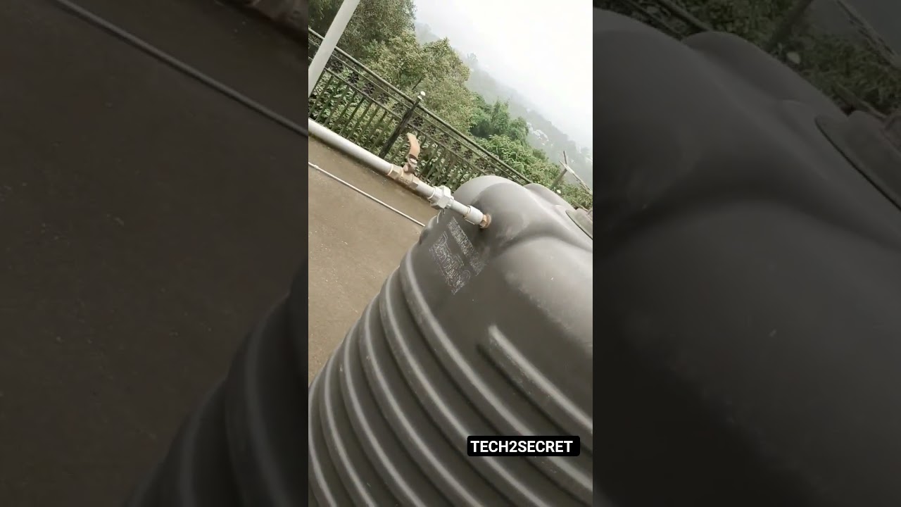 Roof Water Tank Pipe Line Fitting | Plumbing Fitting of Roof Water Tank | #watertank #watersupply