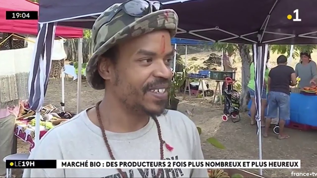 JT Réunion Premiere sur le marché bio 140919