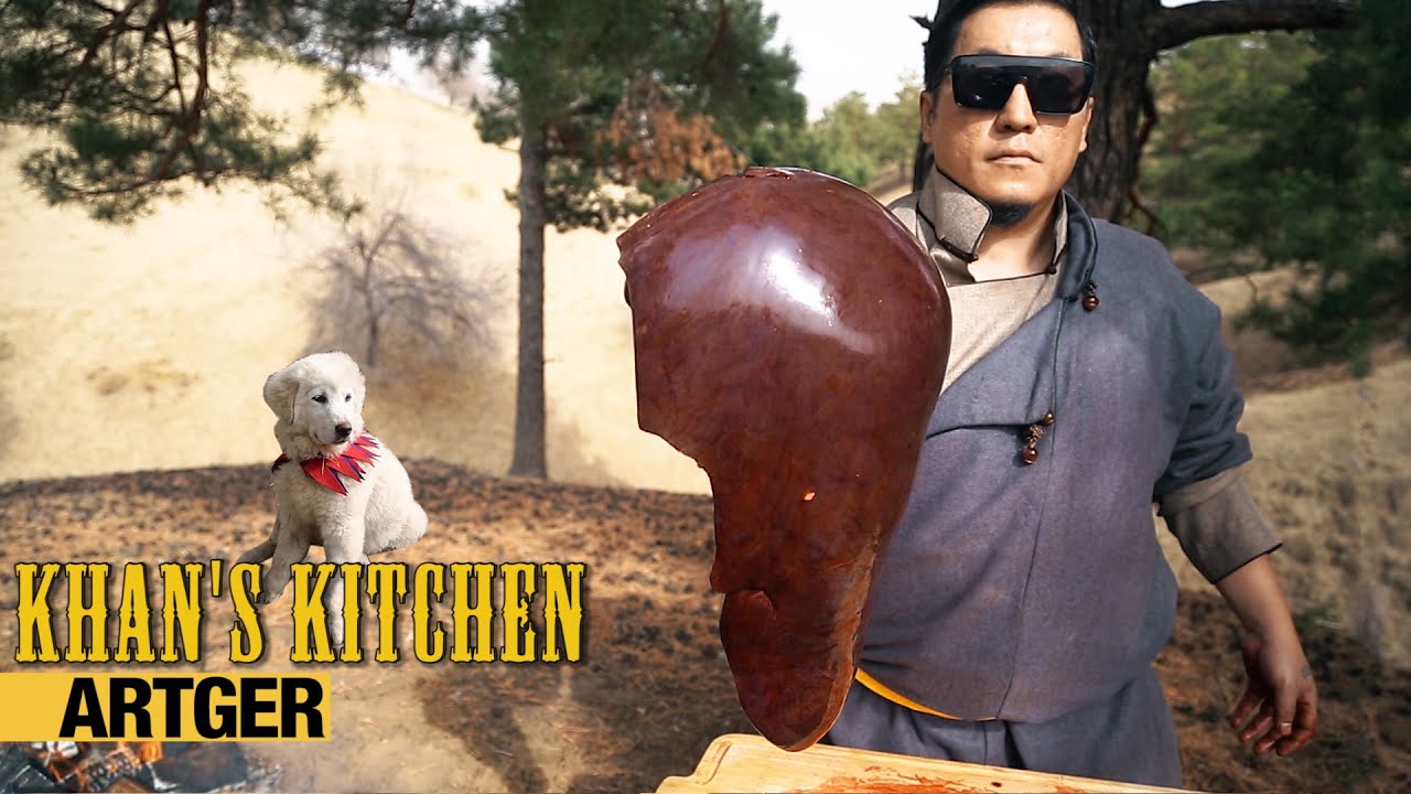Ultimate Mongolian Beef Liver BBQ - NOMAD Style Shish Kebab | Khan's Kitchen