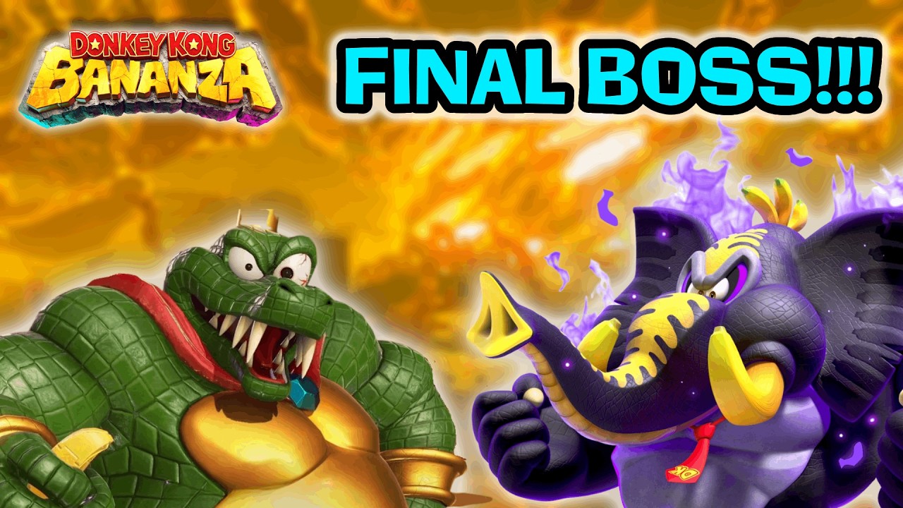 Donkey Kong Bananza FINAL BOSS! Defeating King K.Rool (Part 1 Finale) #donkeykongbananza #finalboss