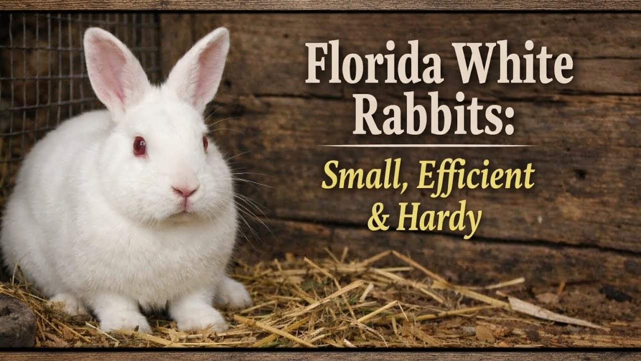 Florida White Rabbits: The Small Meat Breed That Does More Than You’d Expect