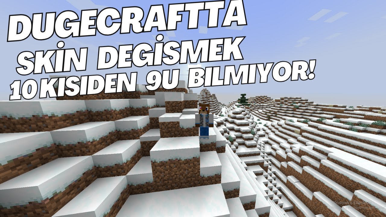 Dugecraft Skin Değiştirmek! 10 Kişiden 9u Bilmiyor!