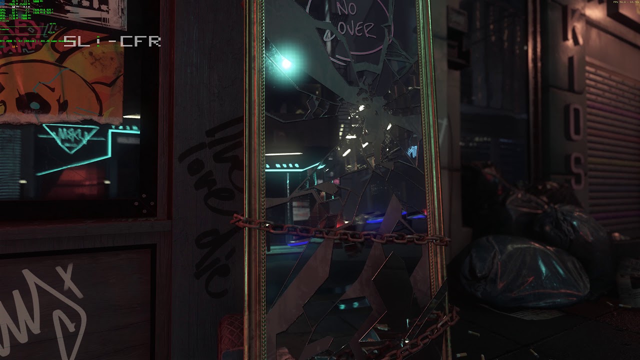Neon Noir (Raytracing Ultra-Preset) Benchmark 4K/60fps + new SLI-CFR mode