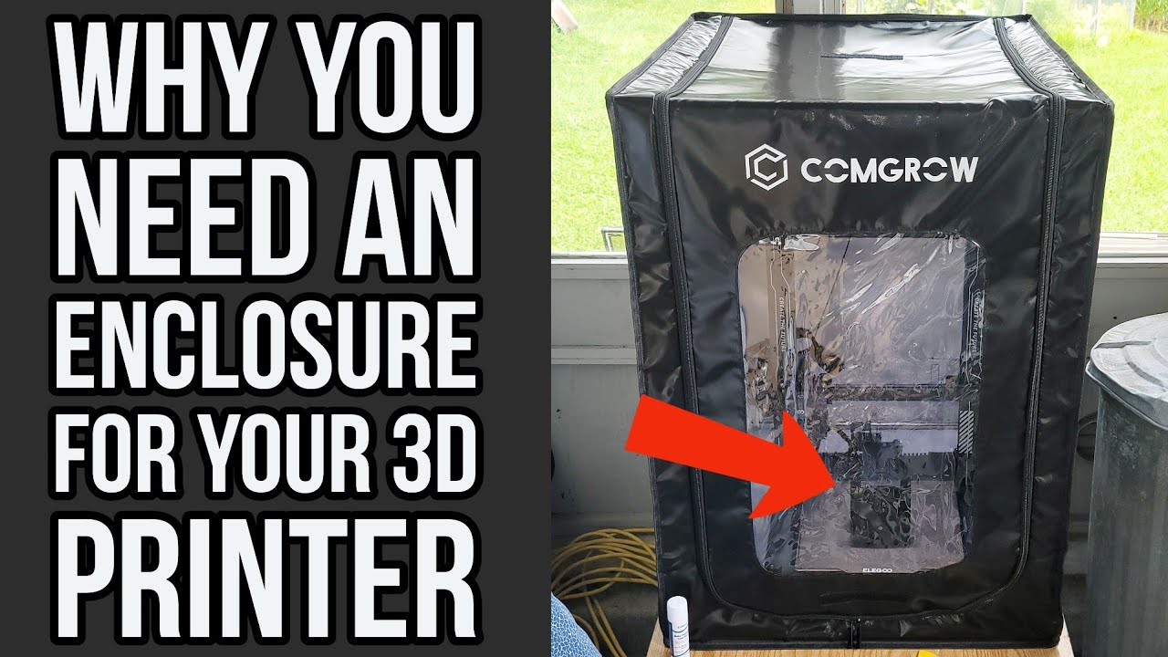 Is The COMGROW 3D PRINTER ENCLOSURE Any Good? I Review & Show How To Assemble Protective Cover Tent