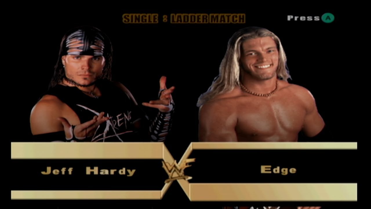WWF WrestleMania X8 - Jeff Hardy vs. Edge - Ladder Match