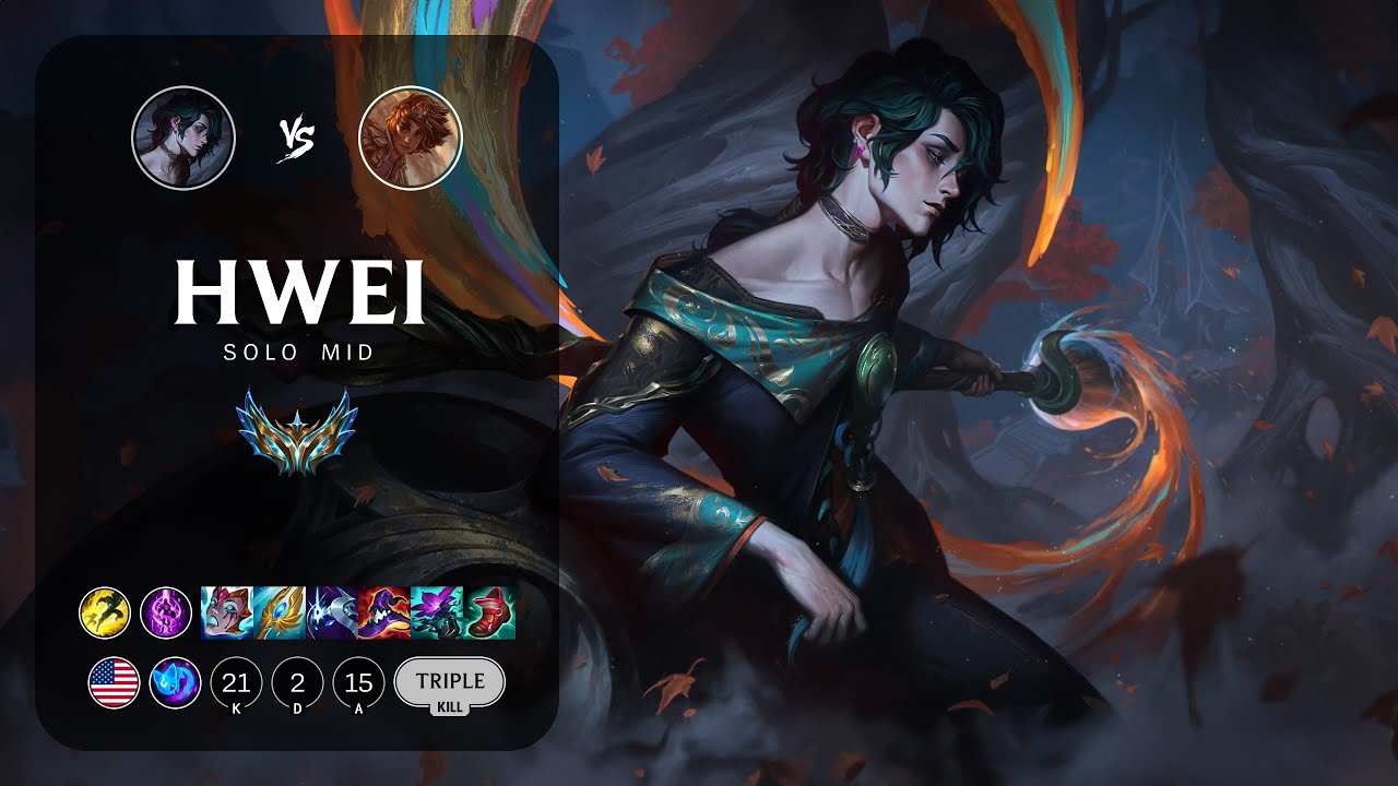 Hwei Mid vs Taliyah - NA Challenger Patch 14.7