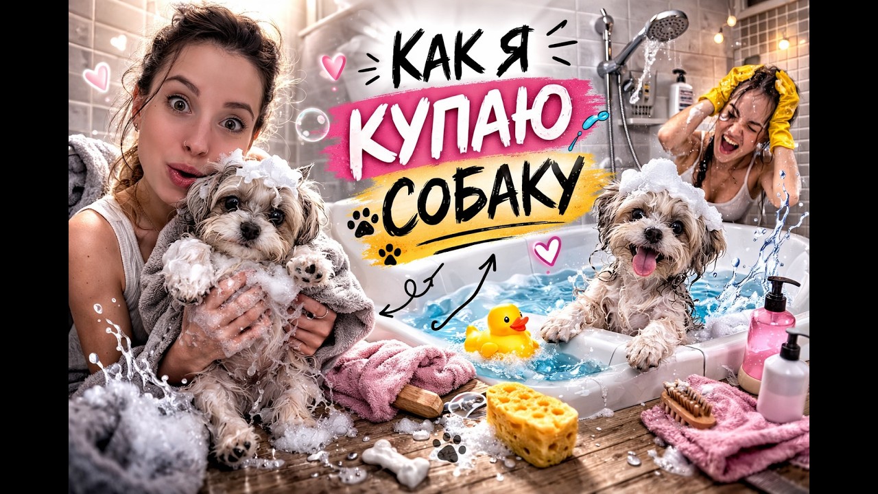 Купаю собаку