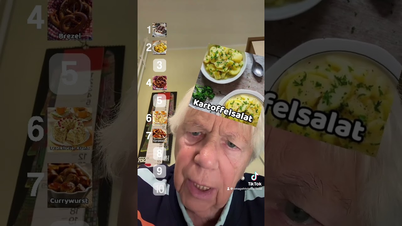 Oma bewertet deutsches Essen 🤤#food  #essen  #ranking
