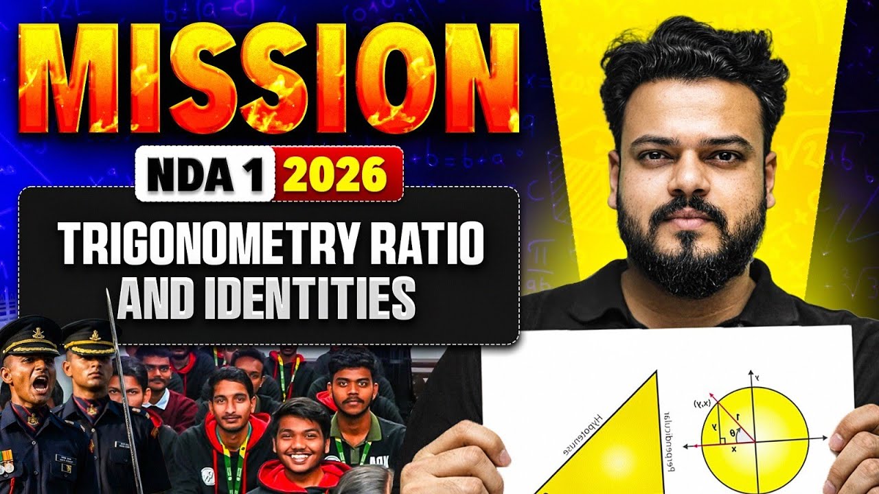 Trigonometry Ratio And Identities | Mission NDA 1 2026 | Math | DW Offline Academy