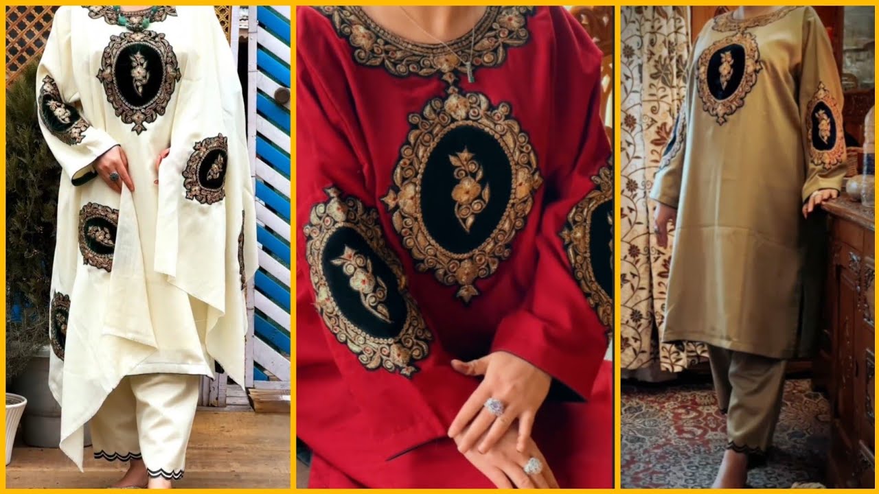Designer kashmiri suits 2025 🍁 || Tilla work Dresses 😍 ||