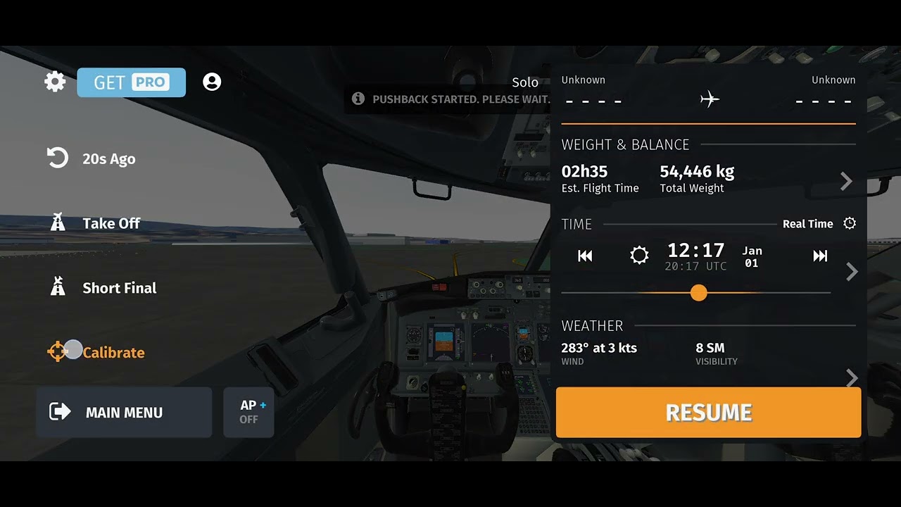 Playing infinite flight with kinda realistic taxi take off 