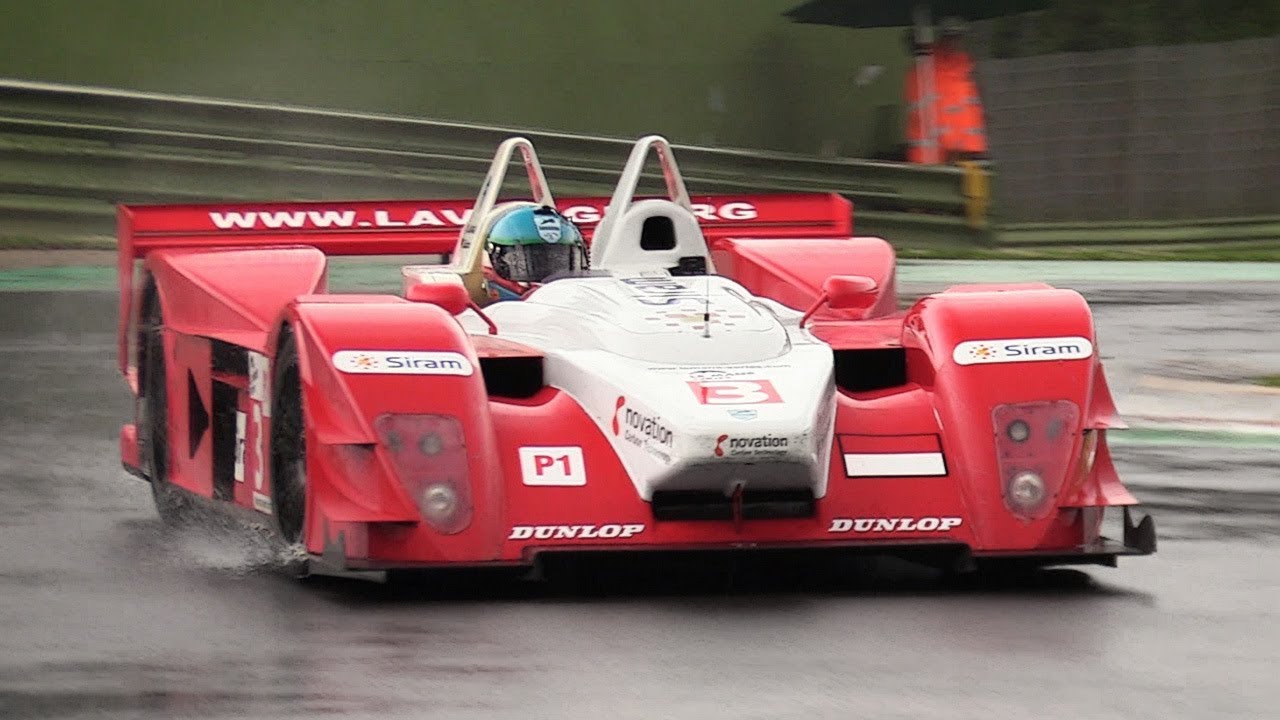 Scuderia Lavaggi LS1 LMP1 Car in Action at Imola - AER Twin Turbo V8 Sound!