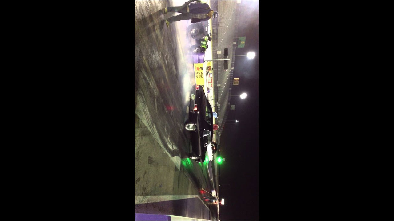 BBC Chevy 496 running 1/4 mile at drag strip
