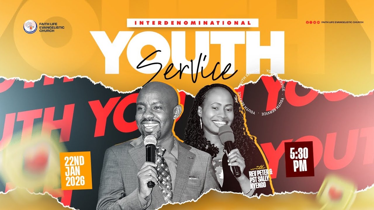 🔴 YOUTH SERVICE || 22ND JANUARY  2026 || REV. PETER &  PST. SALLY KYENGO.