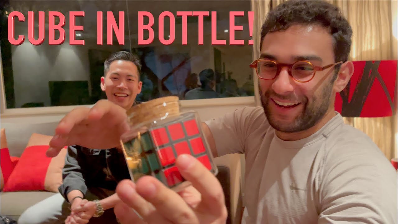 RUBIK'S CUBE IN BOTTLE!