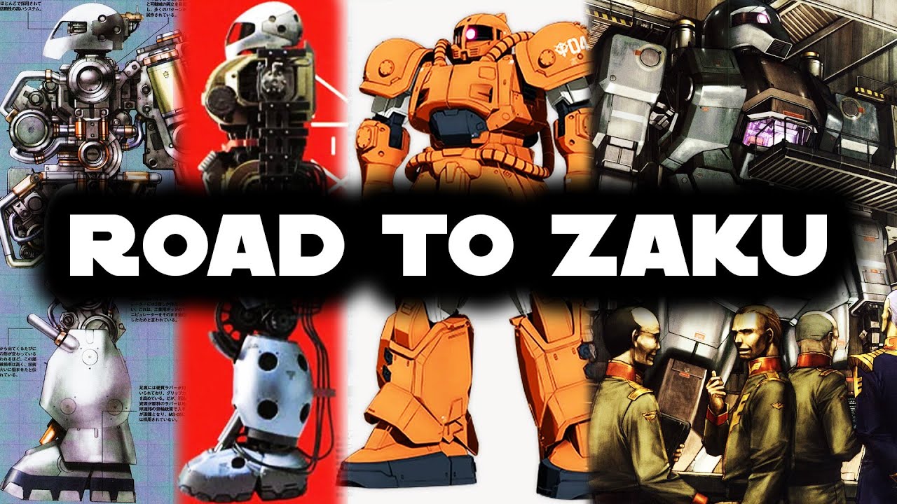 From the Very FIRST Mobile Suit to the Zaku II | Road to Zaku COMPLETE Breakdowns