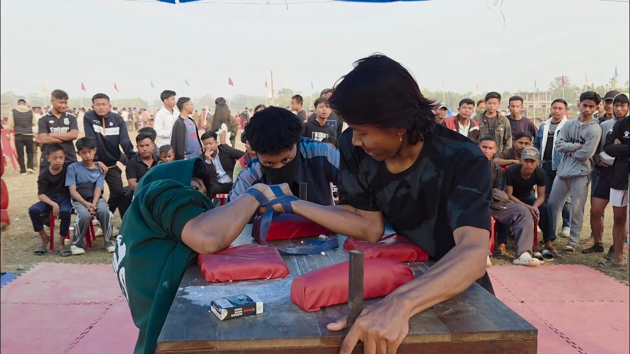 Arm Wrestling || 4 Days Thongnang Youth Festival || Day-2 || Organised by : YMCA 