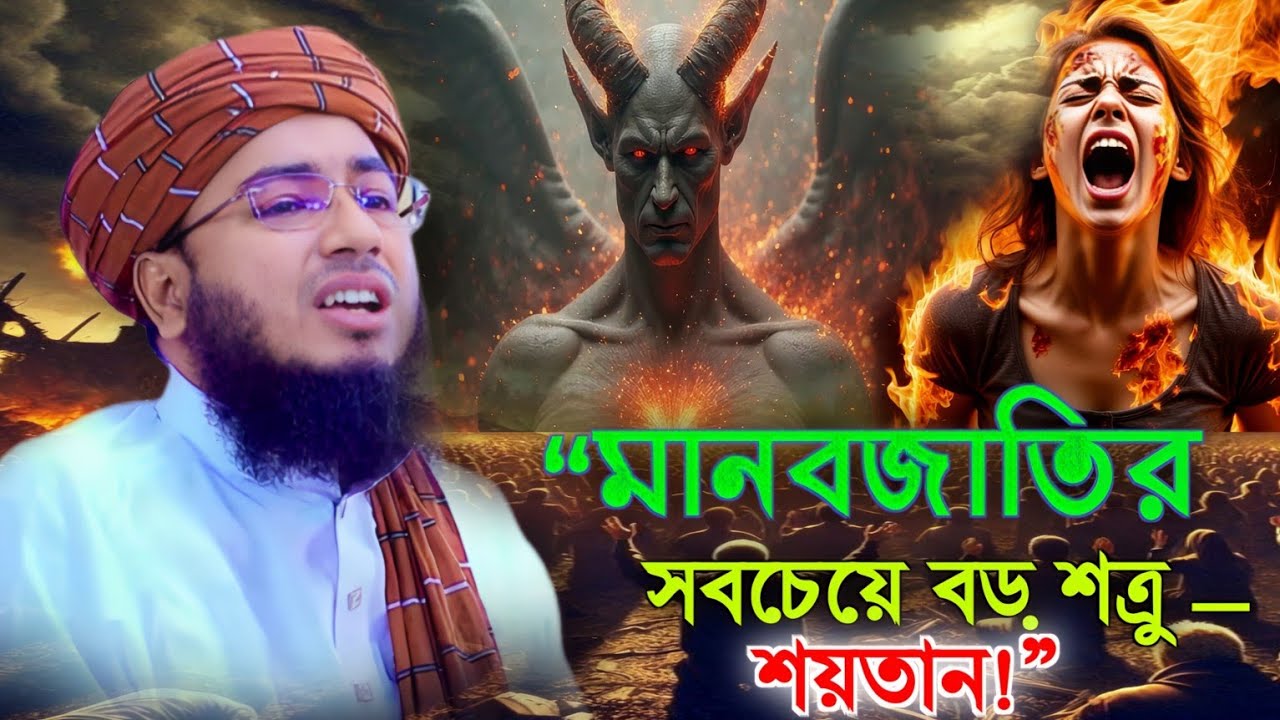 মানবজাতির সবচেয়ে বড় শত্রু – শয়তান! | Mufti Jahirul Islam Faridi Bangla New Waz