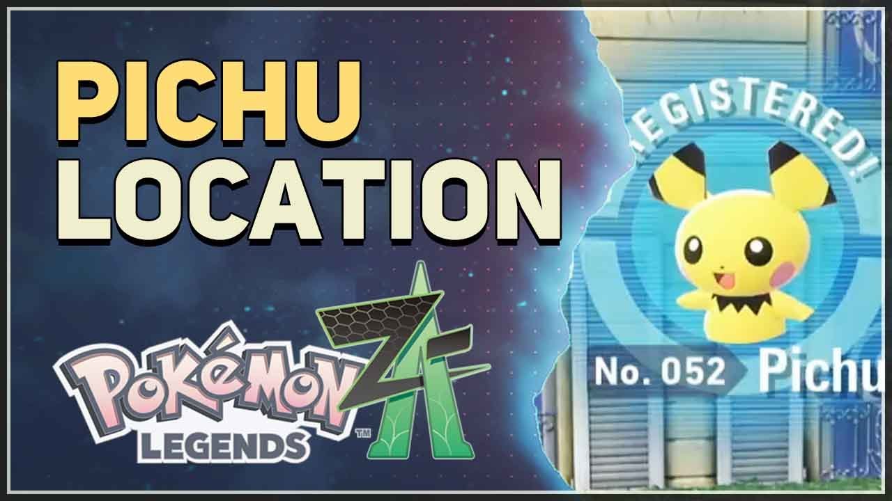 Pichu Location Pokemon Legends Z-A (Pokedex 052)