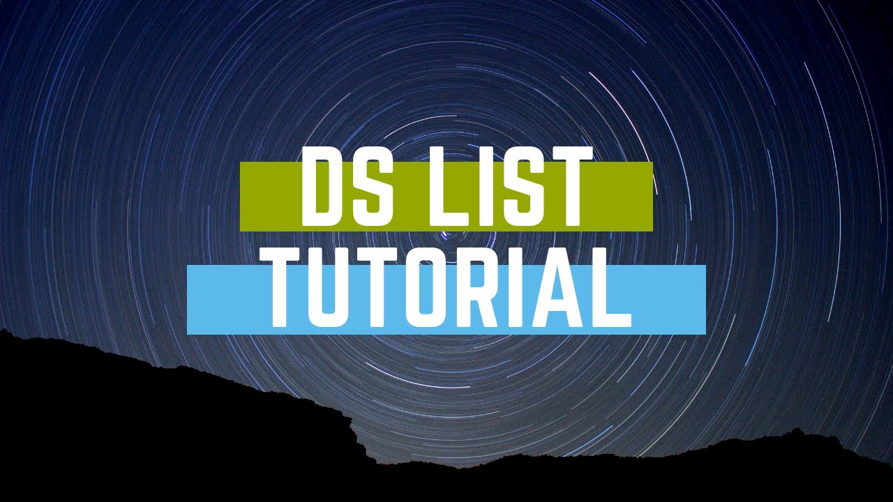 Объяснение DS_Lists | Учебное пособие по GameMaker Studio