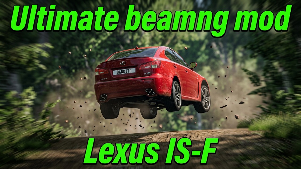 2014 Lexus IS-F (XE20) Mod Review & Gameplay | BeamNG.drive