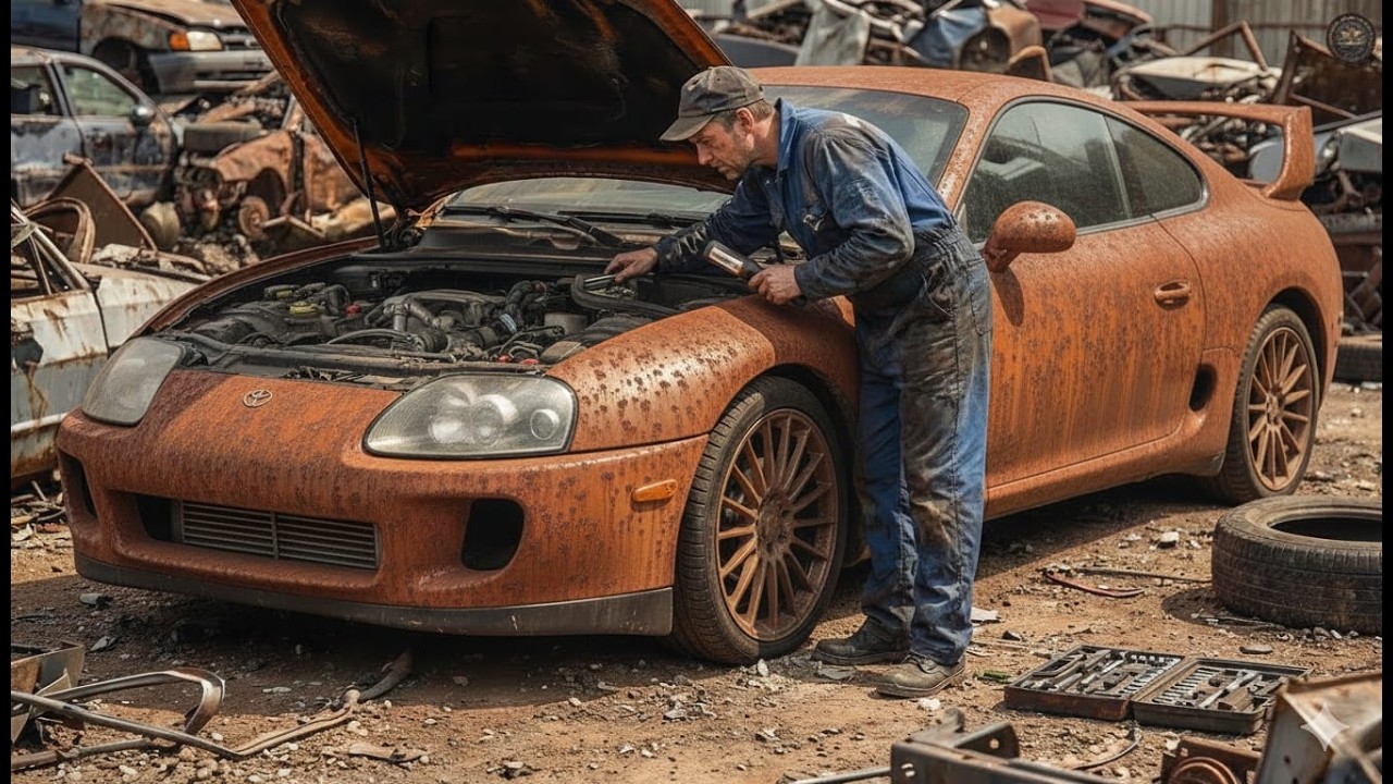 ASMR Car Restoration! Full Restoration 1998 Toyota Supra Total Disrepair
