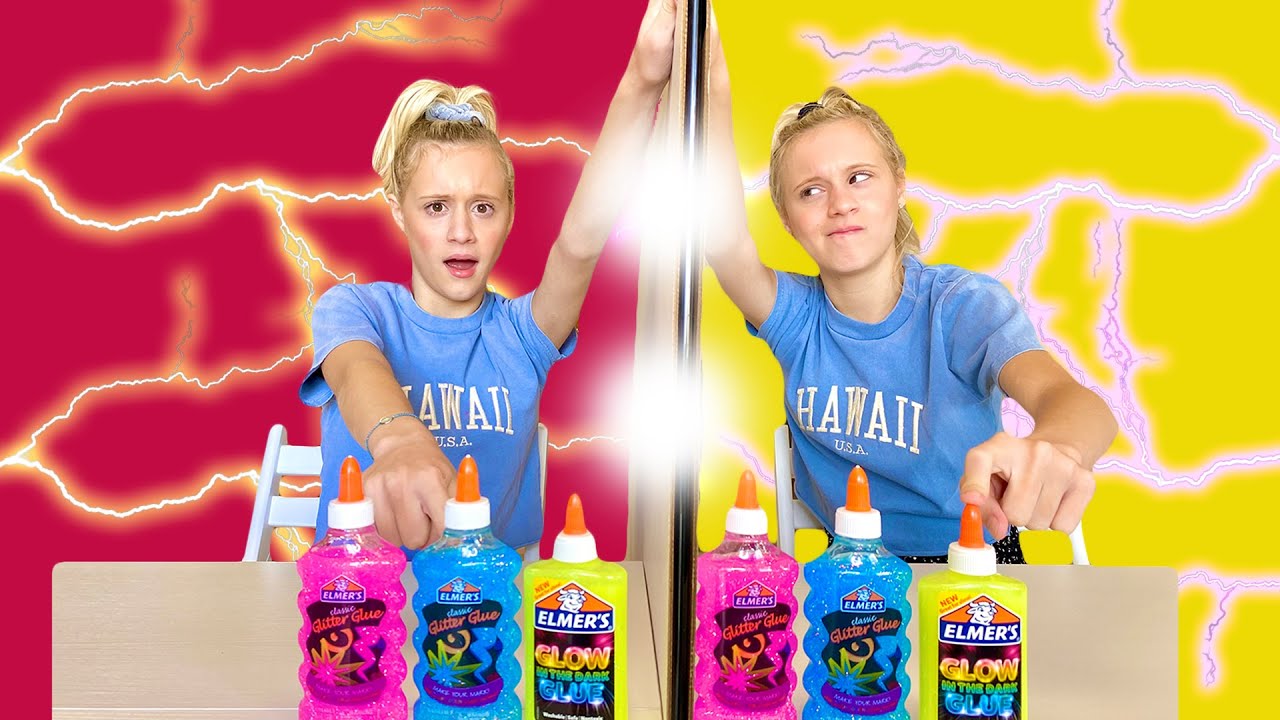 TWIN TELEPATHY SLIME CHALLENGE *CRAZY*