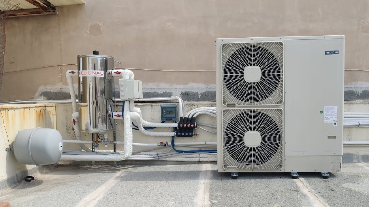Αθήνα 2022 - Hitachi Yutaki M RASM-4NE + Daikin Fan Coil τοίχου + ΑΚΑΝ Σώματα καλοριφέρ