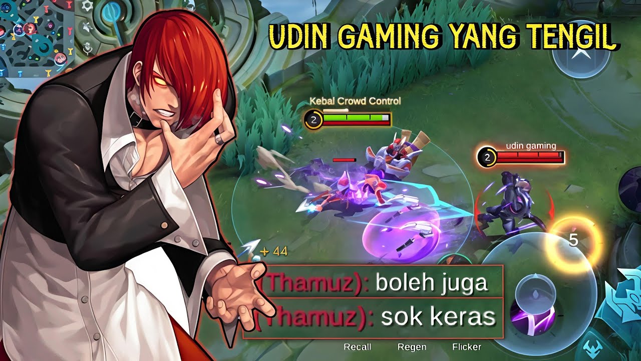 BOWO YAGAMI VS UDIN GAMING YANG TENGIL | CHOU BUILD TERSAKIT - CHOU MLBB