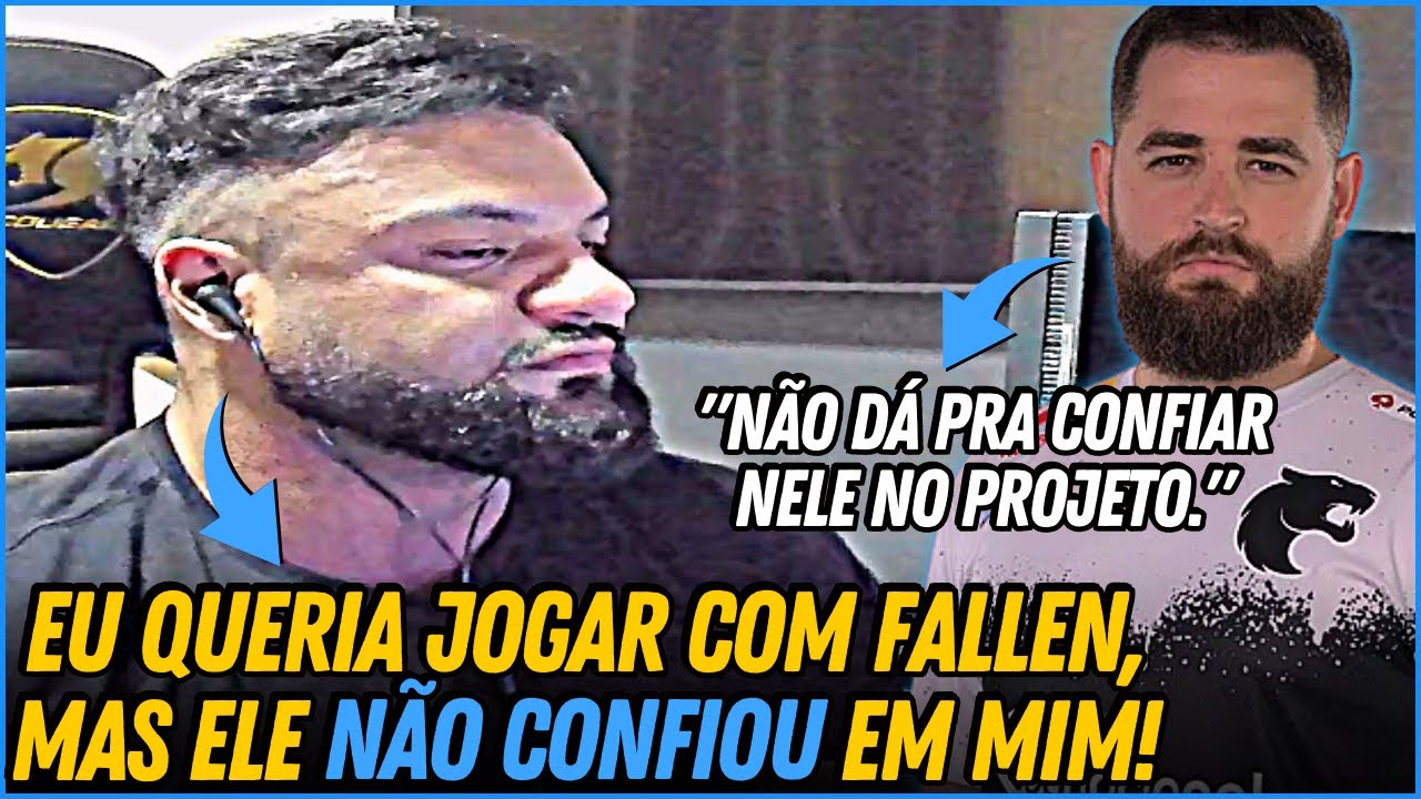FER APONTA FALLEN COMO PROV&Aacute;VEL MOTIVO DE ELE N&Atilde;O TER IDO PRA F&Uacute;RIA!!🚨 (falou tudo)