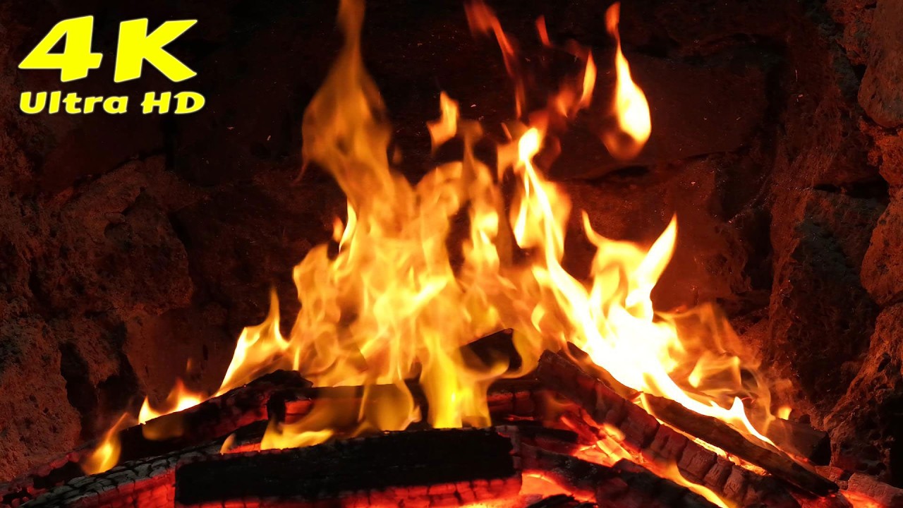 🔥Cozy Cabin Fireplace The Woods Thunderstorm sounds sleeping fireplace. Winter Fireplace White Noise