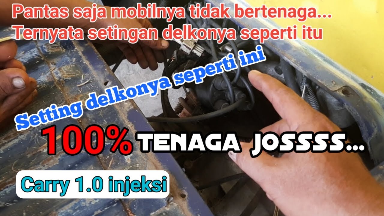 Beginilah harusnya settingan delko carry 1.0 injeksi