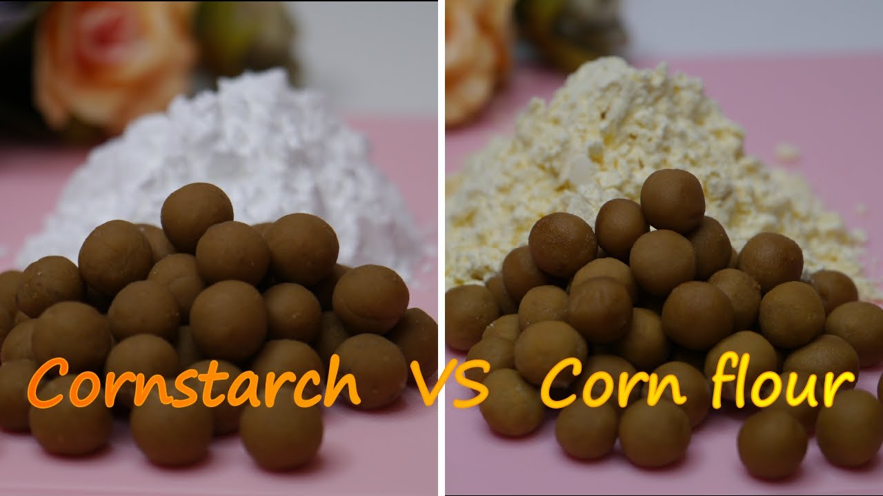 Cornstarch vs Corn flour Boba Pearls