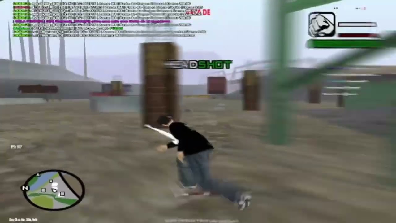 Vazou eu farmando aura no samp